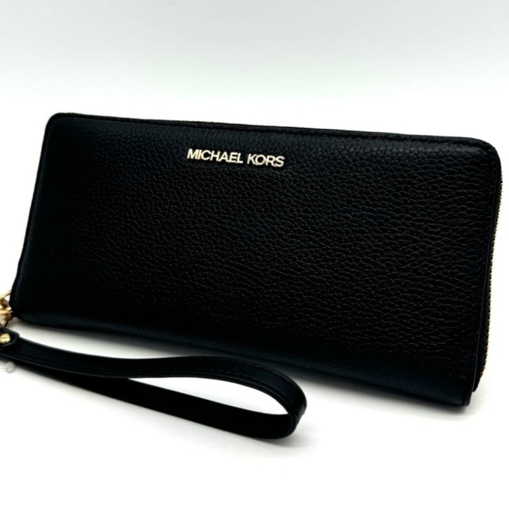 Michael Kors Large Continental Wallet Black/Gold